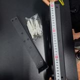  Pat sắt L sơn đen tĩnh điện, đỡ kệ tủ tivi (Cặp) 