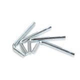  Khóa lục giác xi trắng/bảy màu/xi đen (cây) 