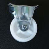  Bánh xe tủ cố định một chiều, màu trắng phi 50mm (Cái) 