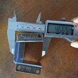  Bộ pat sắt đỡ thang giường màu trắng xanh kích thước 46x35mm (Bộ 4 cái) 