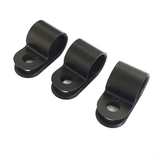  Nẹp nhựa giữ ống, kẹp cáp cố định dây điện phi 6mm, 10mm (Con) 