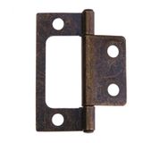  Bản lề lá 1 chiều màu vàng giả cổ 55x25mm dày 1ly 