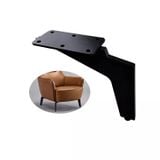  Chân ghế sofa sơn đen tĩnh điện cao 150mm 