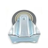  Bánh xe PVC xám phi 125mm cố định (Cái) 