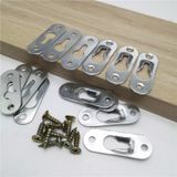  Pát treo tranh giọt nước 43x17mm, xi trắng (cái) 