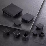  Nắp chụp nhựa vuông nhiều kích thước, không lỗ ren 