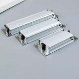  Tay nắm âm nhôm hai đầu bóng dạng phẳng (cái) 