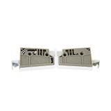  Pát nhựa treo tủ bếp, size:(55x50)mm , PTB907Z (Cặp) 