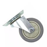  Bánh xe PVC xám phi 125mm không khóa (Cái) 