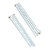  Ray trượt bánh xe đơn màu trắng/màu nâu (bộ 4 cái) 