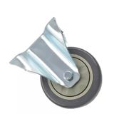  Bánh xe PVC xám phi 125mm cố định (Cái) 