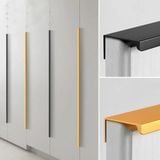  Tay nắm nhôm dạng chữ L màu đen (cái) 