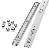  Ray bi 3 tầng bản 45mm màu trắng - giảm chấn (bộ) 