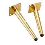  Chân ghế sofa cao cấp màu vàng loại thẳng 