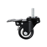 Bánh xe tủ nội thất - ty ren M8/M10/M12 - có khóa (cái) 