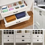  Tay nắm tủ khuyết đầu hợp kim nhôm 