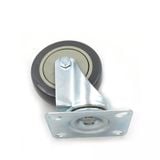  Bánh xe PVC xám phi 125mm không khóa (Cái) 