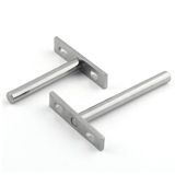  Pát sắt âm đỡ kệ màu trắng 100mm 