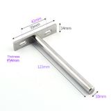  Pát sắt âm đỡ kệ màu trắng 100mm 