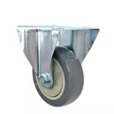  Bánh xe PVC xám phi 125mm cố định (Cái) 