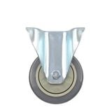  Bánh xe PVC xám phi 125mm cố định (Cái) 
