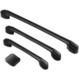  Tay nắm tủ khuyết đầu hợp kim nhôm 