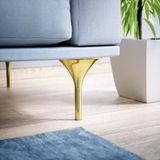  Chân sofa dạng phễu màu vàng bóng cao 150mm (Cái) 