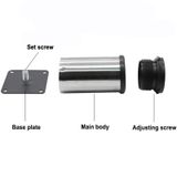  Chân ghế inox đế nhựa có điều chỉnh 