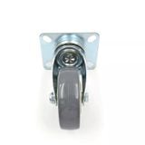  Bánh xe PVC xám phi 125mm không khóa (Cái) 