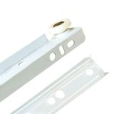  Ray trượt bánh xe đơn màu trắng/màu nâu (bộ 4 cái) 