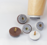  Vít đế nỉ màu trắng, màu nâu phi 22mm (Cái) 