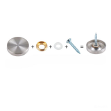  Nắp chụp vít inox 201/inox 304 nhiều kích thước (bộ) 