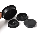  Nắp luồn dây điện nhựa màu đen (Cái) 