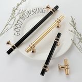 Tay nắm đũa đen viền vàng gold nhiều kích thước 
