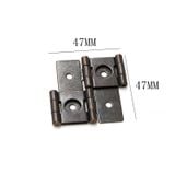  Bản lề đóng mở 2 chiều màu giả cổ, màu đen, xikel (Cái) 