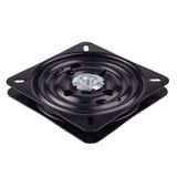  Mâm xoay ghế sơn đen tĩnh điện 190x190mm, xoay 360 độ, 1 vòng bi (Cái) 