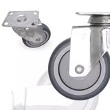  Bánh xe cao su đế bằng phi 40mm không khóa (Cái) 