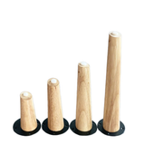  Chân gỗ pat sắt tròn sofa loại thẳng, loại xéo (Cái) 