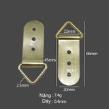  Pát treo tranh xi mạ 1 lỗ, 2 lỗ, 3 lỗ (cái) 