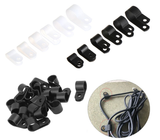  Nẹp nhựa giữ ống, kẹp cáp cố định dây điện phi 6mm, 10mm (Con) 