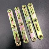  Pát sắt giường thanh ngang bảy màu 128x17x4mm (bộ) 