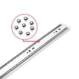  Ray bi 3 tầng bản 45 màu trắng - không giảm chấn (bộ) 
