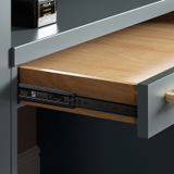  Ray bi 3 tầng bản 45mm màu đen - không giảm chấn (bộ) 