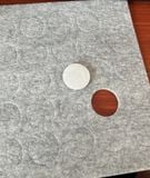  Nỉ tròn nhiều màu (cái) 