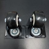  Bánh xe tủ nhựa đế vuông không khóa (cái) 