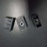  Nắp chụp nhựa chữ nhật có lỗ ren nhiều kích thước (cái) 