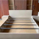  Bộ pat sắt đỡ thang giường màu trắng xanh kích thước 46x35mm (Bộ 4 cái) 