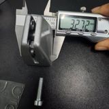  Kẹp kính không chân hợp kim nhôm màu bạc (cái) 