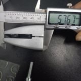  Kẹp kính không chân hợp kim nhôm màu bạc (cái) 