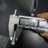  Kẹp kính không chân hợp kim nhôm màu bạc (cái) 